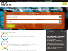 Tablet Screenshot of drivethedeal.com